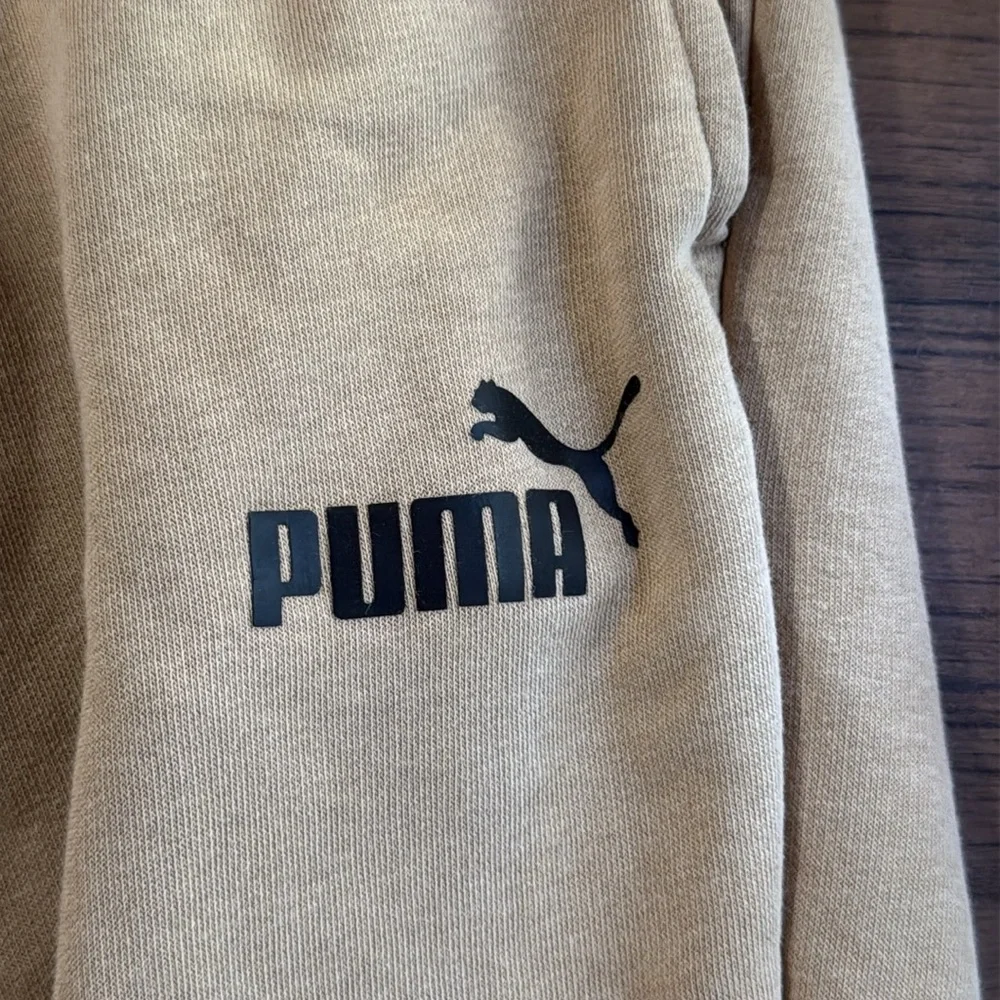 PUMA Mens Tan Jogger Pants